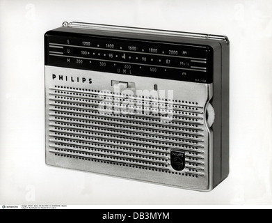 Trasmissione, radio, apparecchio radio Philips, 1950, , diritti aggiuntivi-clearences-non disponibili Foto Stock