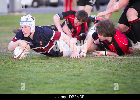 Brewin Dolphin Scottish Rugby scuola sotto 18 finale di coppa Foto Stock