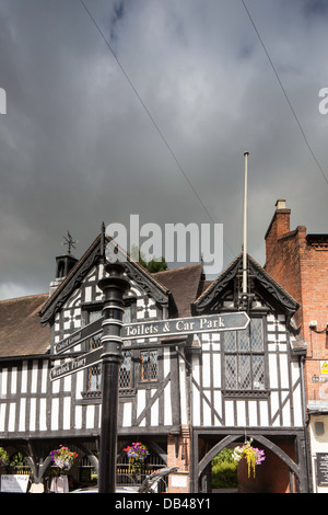 La Guildhall in Wilmore Street, Much Wenlock, Shropshire, Inghilterra, Regno Unito Foto Stock