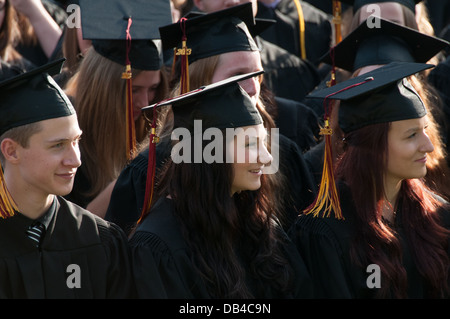 Alta scuola cerimonia di laurea di Montreal, Canada Foto Stock