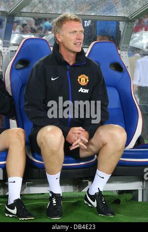 Kanagawa, Giappone. 23 Luglio, 2013. David Moyes (Man U), 23 luglio 2013 - Calcio : Manchester United Tour 2013, match tra Yokohama f Marinos 3-2 Manchester United al Nissan Stadium, Kanagawa, Giappone. Credito: AFLO SPORT/Alamy Live News Foto Stock