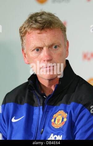 Kanagawa, Giappone. 23 Luglio, 2013. David Moyes (Man U), 23 luglio 2013 - Calcio : Manchester United Tour 2013, match tra Yokohama f Marinos 3-2 Manchester United al Nissan Stadium, Kanagawa, Giappone. Credito: AFLO SPORT/Alamy Live News Foto Stock