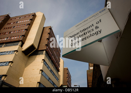 St Mary's Hospital NHS Trust complesso edilizio nella zona di Paddington a Londra. Foto Stock