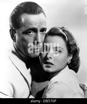 CASABLANCA Warner Bros, 1942. Diretto da Michael Curtiz. Con Humphrey Bogart, Ingrid Bergman Foto Stock