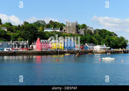 Pittoresca cittadina di Tobermory sull isola di Mull, Scozia Foto Stock