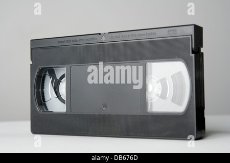 Nero VHS cassette. Foto Stock