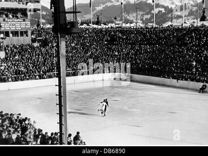 Sport, Giochi Olimpici, Garmisch-Partenkirchen 6.2.- 16.2.1936, diritti-aggiuntivi-non-disponibili Foto Stock