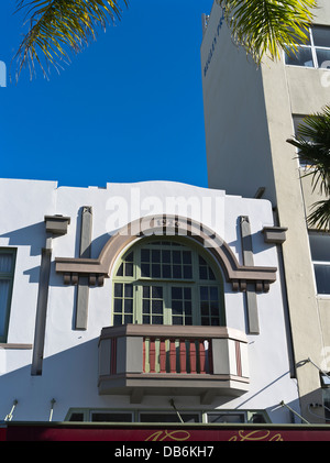 Dh Emerson Street Napier, Nuova Zelanda Art Deco proprietà olimpico edificio in stile Missione Spagnola sapore Foto Stock