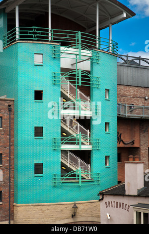 Scala, multi-story del parcheggio, Durham Foto Stock