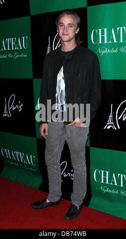 Tom Felton Levi Johnston celebra il ventunesimo compleanno a Chateau Nightclub e giardini a Parigi Hotel e Casinò di Las Vegas, Nevada - 06.05.11 Foto Stock