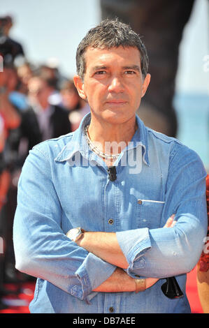 Antonio Banderas 2011 Festival Internazionale del Cinema di Cannes - Giorno 1 - il gatto con gli stivali - Photocall Cannes, Francia - 11.05.11 Foto Stock