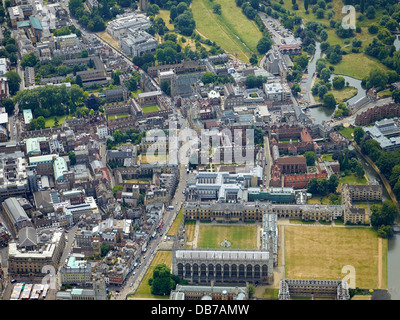 Cambridge, la grande città universitaria dell'Inghilterra, del sud-est dell'Inghilterra, del Regno Unito, dei re, del Corpus Christi e dei college di St Catherine Foto Stock