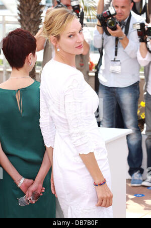 Uma Thurman 2011 Festival Internazionale del Cinema di Cannes - Giorno 1 - La Giuria Photocall Cannes, Francia - 11.05.11 Foto Stock