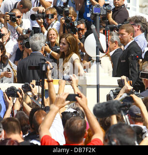 Dustin Hoffman e Angelina Jolie 2011 Festival Internazionale del Cinema di Cannes - Giorno 2 - "Kung Fu Panda 2' - Photocall Cannes, Francia - 12.05.11 Foto Stock