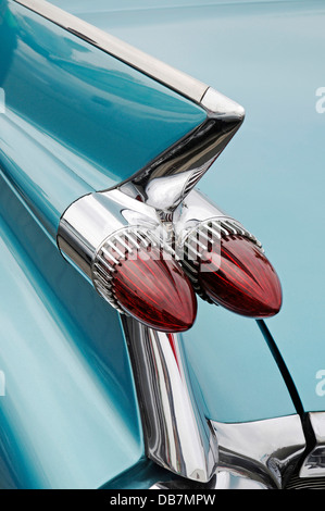 Pinna di coda, luci di coda, Cadillac Coupe serie 62, American auto d'epoca Foto Stock