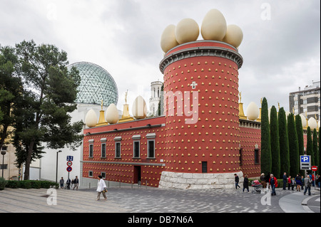 Il Museo Dalí di Figueres, Costa Brava Catalogna Foto Stock