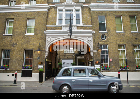 Il Montcalm Hotel presso il birrificio, Chiswell Street, Londra, Città, Regno Unito Foto Stock