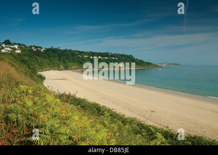 St Ives e St Ives Bay da Carbis Bay Foto Stock