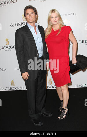 Sheryl Berkoff e Rob Lowe 2011 Festival Internazionale del Cinema di Cannes - Giorno 7 - de Grisogono La cena - Arrivi Cannes, Francia - 17.05.11 Foto Stock