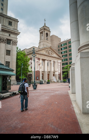 La Chiesa cattolica di Sant Andrea New York City Foto Stock