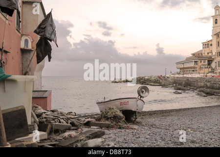 Piccolo villaggio di pescatori di Genova Foto Stock