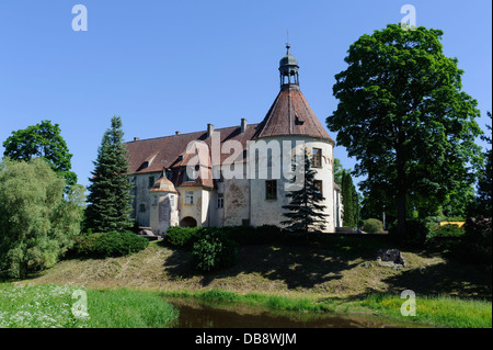 Castello di Jaunpils, Lettonia, Europa Foto Stock