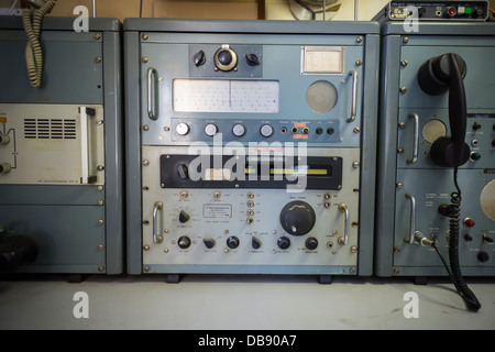 Anni sessanta era la radio di bordo le apparecchiature per la comunicazione Foto Stock