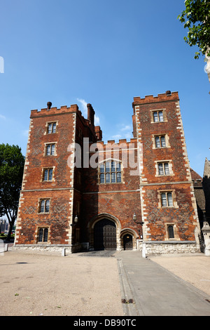 Mortons tower a Lambeth Palace di Londra Inghilterra REGNO UNITO Foto Stock