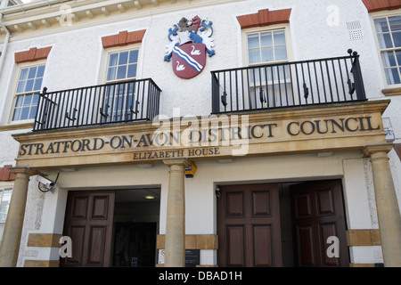 Stratford on Avon consiglio del distretto Foto Stock