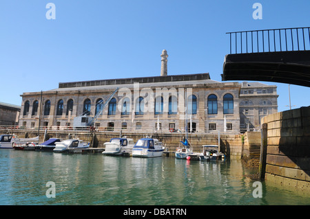 Plymouth waterfront Royal William Yard Foto Stock