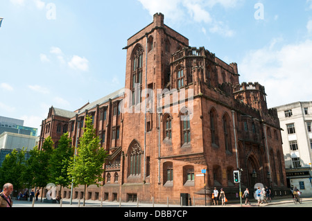 John Rylands Library e Manchester, Regno Unito Foto Stock