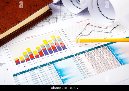 Business still life Foto Stock