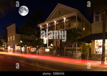 Ristoranti Duval Street Old Town Historic District Key West Florida USA Foto Stock