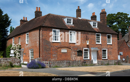 Jane Austen House Museum, Chawton, nr Alton, Hampshire, Inghilterra, Regno Unito; Foto Stock