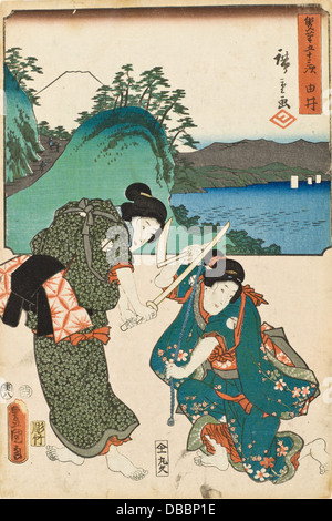 Yui, Kunisada Utagawa Toyokuni (III) (Giappone, Edo, 1786-1865), Utagawa Hiroshige (Giappone, Edo, 1797-1858) M.2003.67.3 Foto Stock