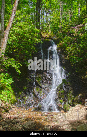 High Dynamic Range Immagine della cataratta cade la cascata nel Parco Nazionale di Great Smoky Mountains Foto Stock