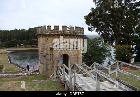 Turistico a Port Arthur in Tasmania Foto Stock