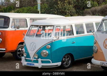 1960' volkswagen camper a Palm Beach,Sydney , Australia Foto Stock