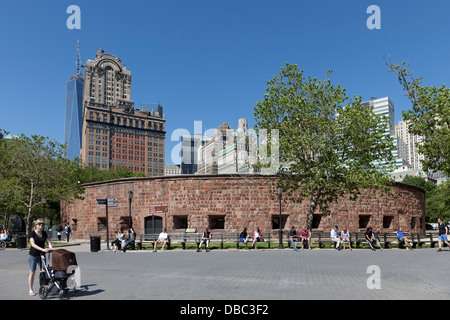 Battery Park a New York City Foto Stock