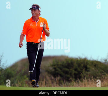 Southport, Regno Unito. 28 Luglio, 2013. Bernhard Langer (GER) in azione durante il quarto e ultimo round del Senior Open Championship dal Royal Birkdale. Credito: Azione Sport Plus/Alamy Live News Foto Stock