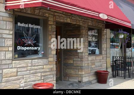 YPSILANTI, MI - 3 luglio: la marijuana medica dispensari in Ypsilanti, MI, mostrato Luglio 3, 2013 Foto Stock