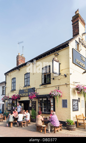 The Plough Inn Upton su Severn, Worcestershire, England, Regno Unito Foto Stock