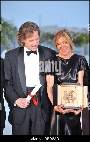 Dede Gardner, Bill Pohlad 2011 Festival Internazionale del Cinema di Cannes - Il Palm d'Or è assegnato al film "L'Albero della Vita" - Foto Stock