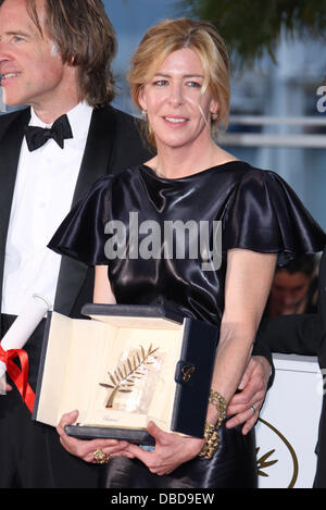 Bill Pohlad e Dede Gardner 2011 Festival Internazionale del Cinema di Cannes - Giorno 12 Palme d'Or vincitori Photocall Cannes, Francia - 22.05.11 Foto Stock