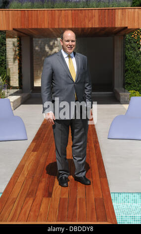 S.a.r. il Principe Alberto di Monaco del 2011 Chelsea Flower Show - VIP giorno presso il Royal Hospital Chelsea Londra Inghilterra - 23.05.11 Foto Stock