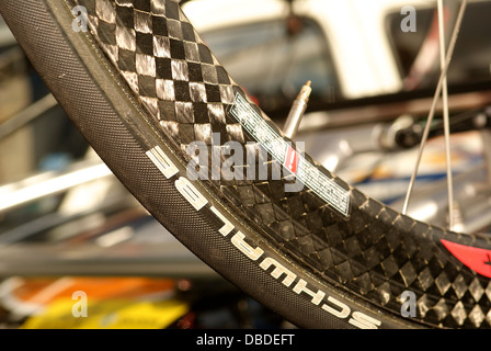 Tour di brittan ciclismo professionale ruota in fibra di carbonio Foto Stock
