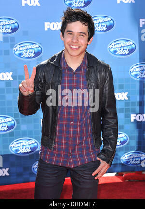 David Archuleta il 2011 American Idol Finale al Nokia Theater a LA LIVE Los Angeles, California - 25.05.11 Foto Stock
