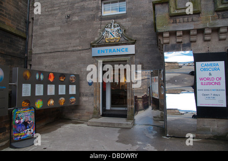 Camera Obscura in Castlehill Royal Mile città vecchia Edimburgo Scozia Gran Bretagna UK Europa Foto Stock