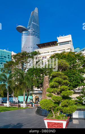 La torre di uffici del Bitexco centro finanziario in Saigon Ho Chi Minh City, Vietnam, in Asia. Foto Stock