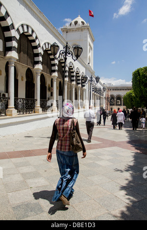 Dipartimento delle finanze, Tunisia. Foto Stock